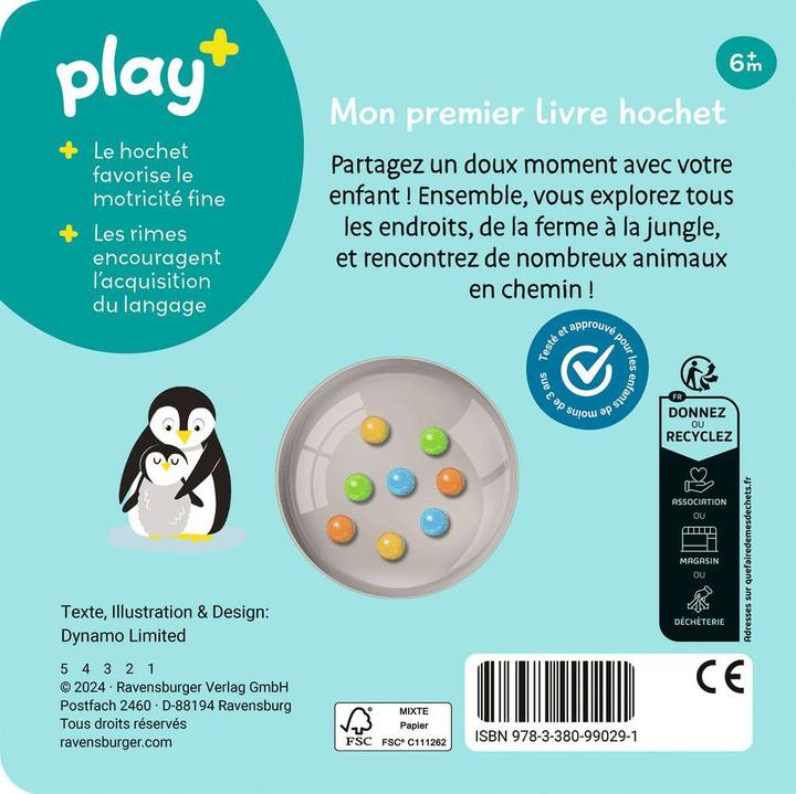 Immagine prodotto Ravensburger Libro dei sonagli degli animali (Francese)