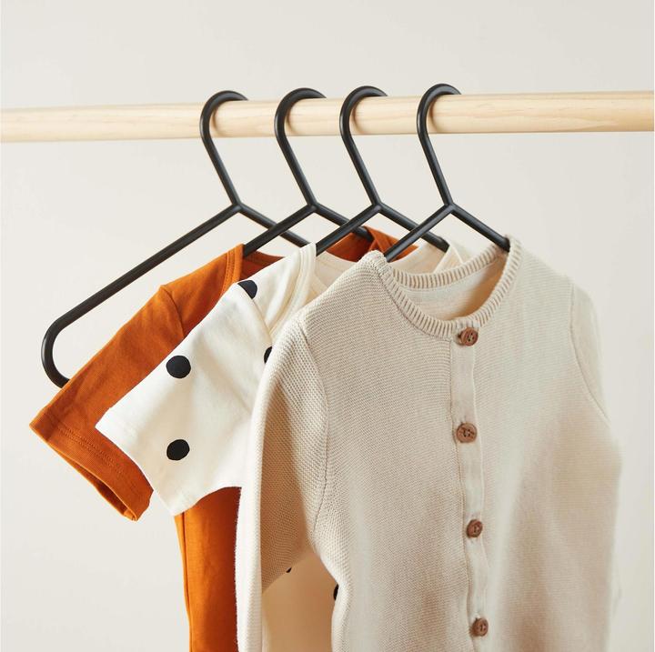 Produktbild Bieco Kleiderbügel 8 Stk. Schwarz (8 x)