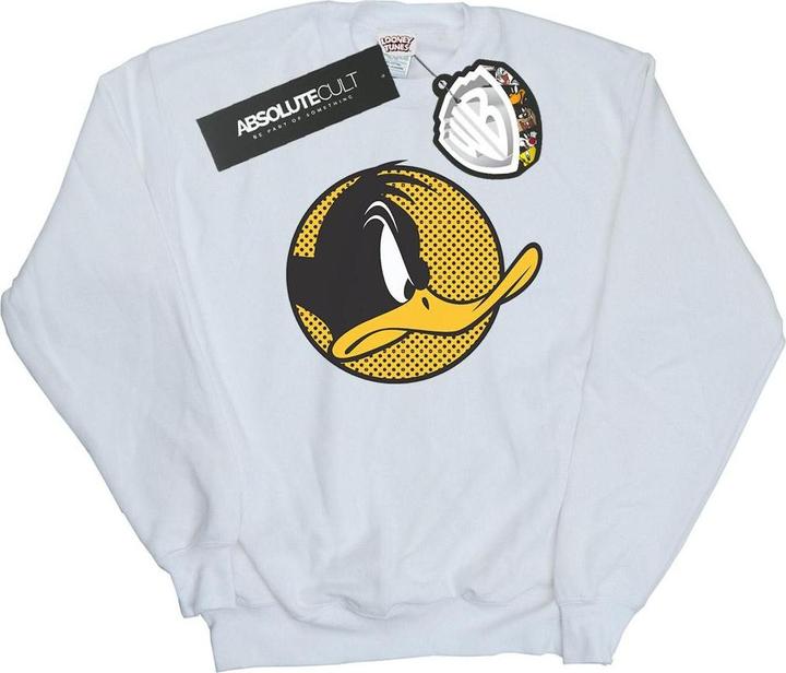 Produktbild Looney Tunes Daffy Duck Dotted Profile Sweatshirt (L)