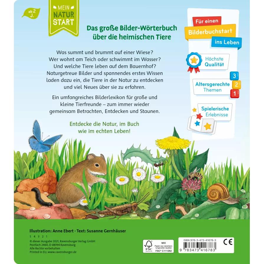 Thumbnail - Mein grosses Bilderlexikon: Unsere Tiere, Kinderbücher von Susanne Gernhäuser, Anne Ebert