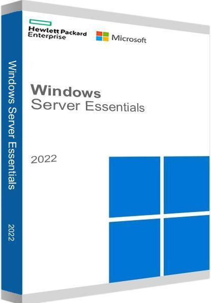 Actual product image HPE OS Windows Server 2022 (10-core) Essential ROK (25 users, max. 1 CPU, max. RAM)