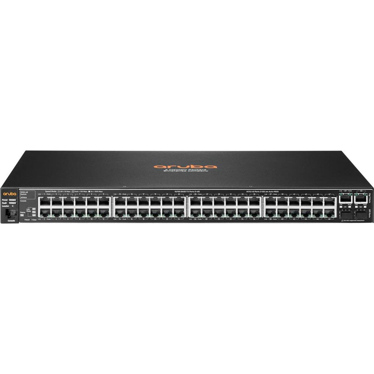 HPE Aruba 2530 (48 Ports), Netzwerk Switch, Silber