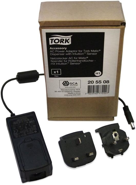 Image du produit Tork Connecteur/adaptateur secteur pour distributeur Matic Sensor noir