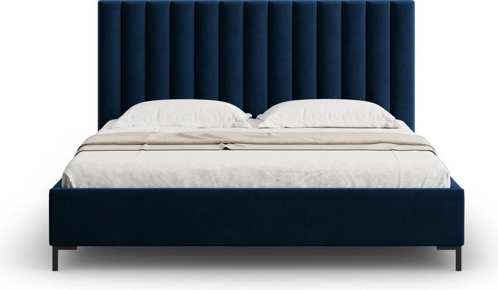 Image du produit Micadoni Lit Coffre en Velours Avec Tête de Lit, "Allison", 220x170x130Fabriqué en Europe (160 x 200 cm)