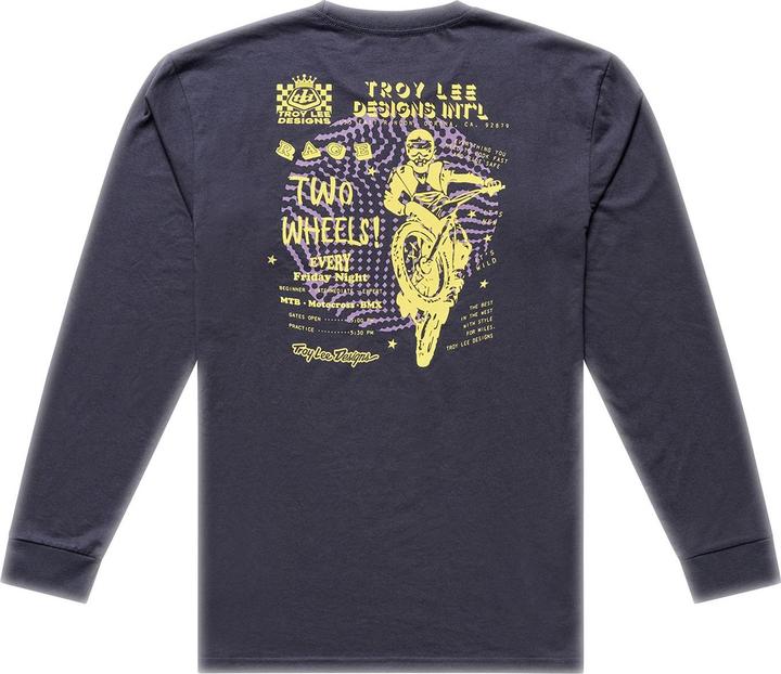 Produktbild Troy Lee Designs Longsleeve, Friday Night, carbon, XL (XL)