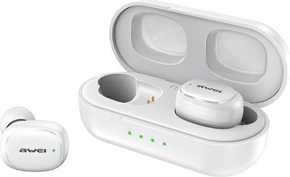Immagine prodotto Awei Bluetooth 5.1 T13 Pro TWS + stacja dokująca biały/bianco (9 h, Senza fili)