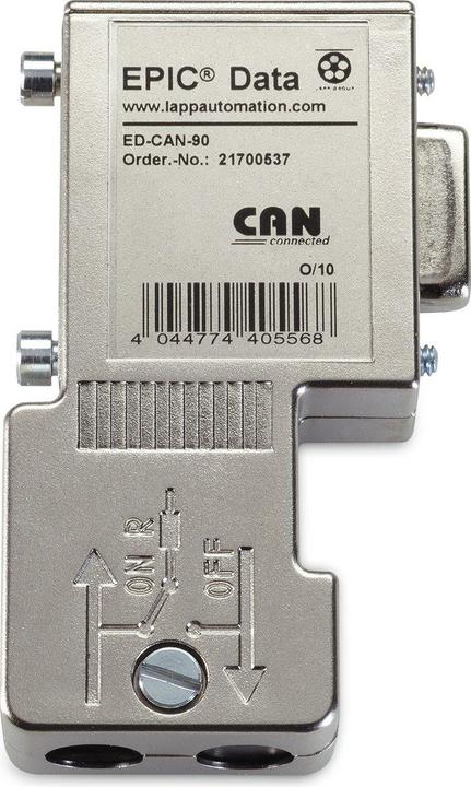 Image du produit Lapp Câble EPIC® Data CAN BUS Connecteur avec raccordement à vis EPIC® ED-CAN-90 Contenu : 1 pc.