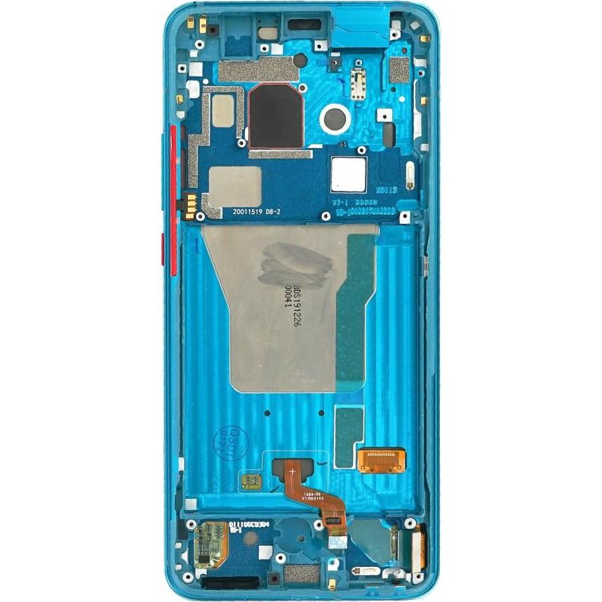 Thumbnail - OEM Display-Einheit + Rahmen für Poco F2 Pro neon blue (Display, Xiaomi Poco F2 Pro), Mobilgerät Ersatzteile, Blau