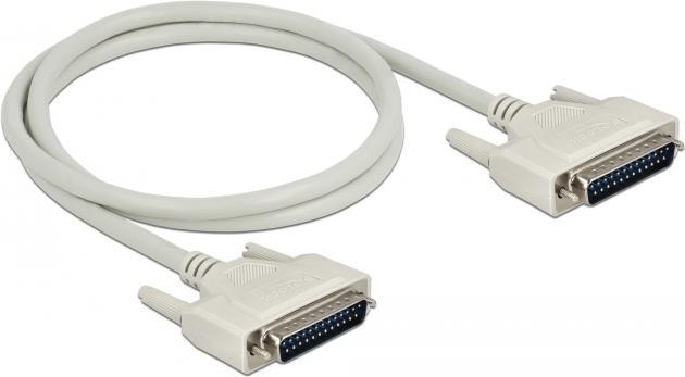Image du produit Delock Câble série D-Sub 25 mâle à mâle 1 m (1 m, VGA)