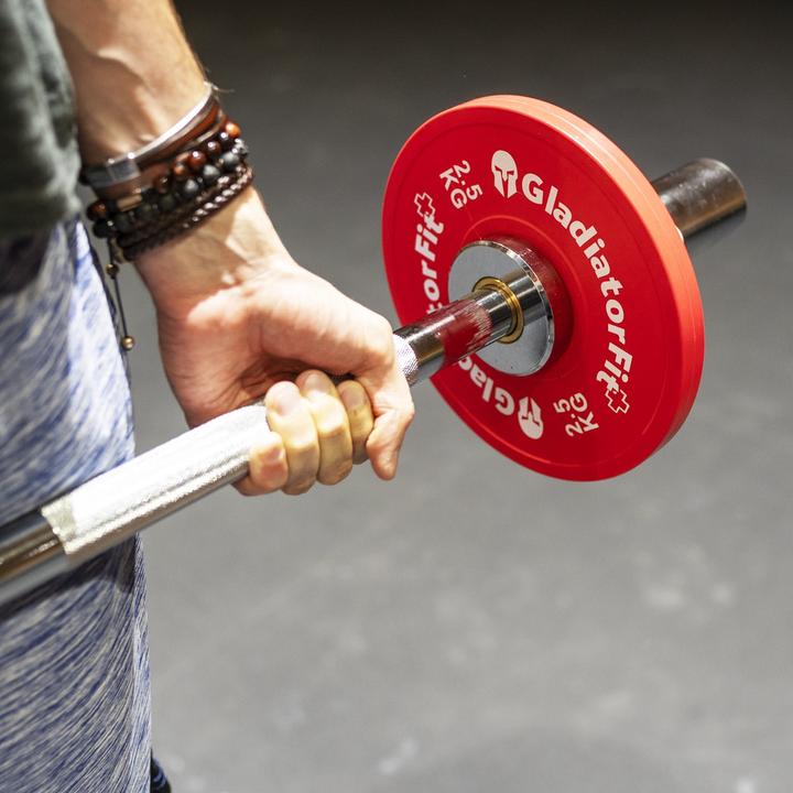 Actual product image Gladiatorfit Competition barbell bar