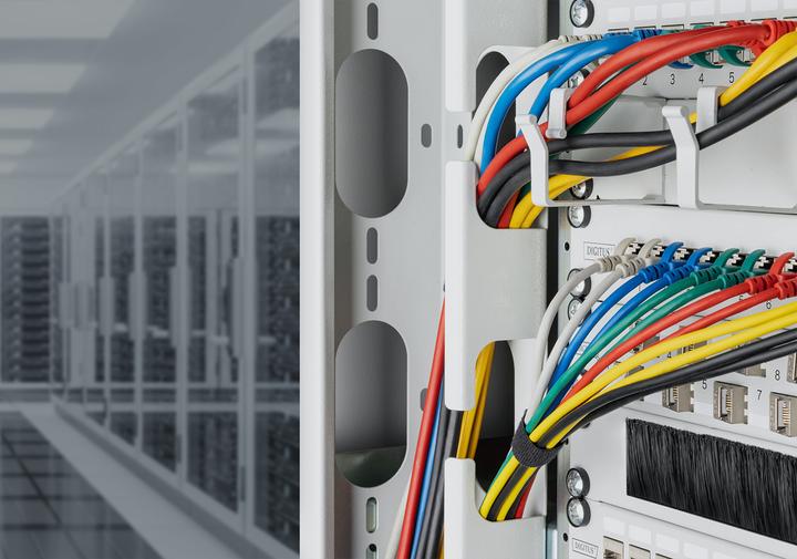 Produktbild Digitus CAT 6A F-FTP Slim Patchkabel, Kupfer, LSZH AWG 32/7, Länge 7 m, Grau (CAT6a, 7 m)