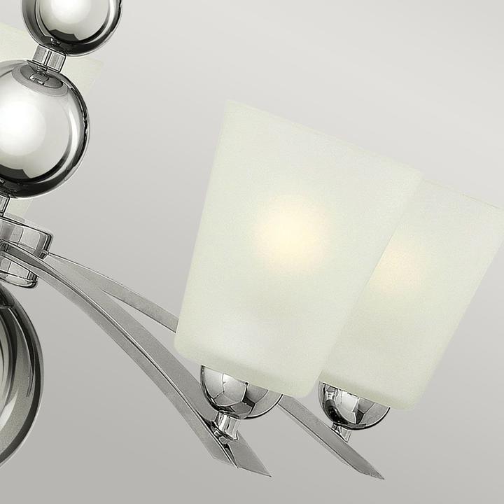 Produktbild Elstead Lighting Zelda Kronleuchter E27 5-fach Poliertes Nickel (68.60 cm)