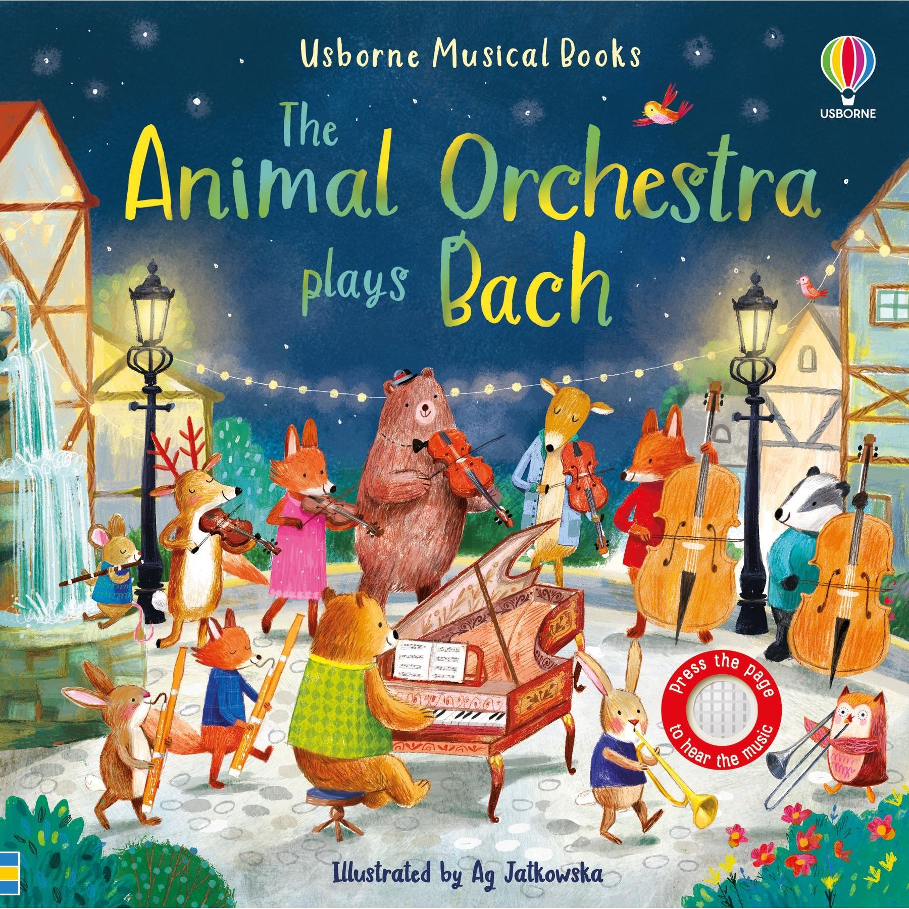Thumbnail - The Animal Orchestra Plays Bach, Kinderbücher von Sam Taplin