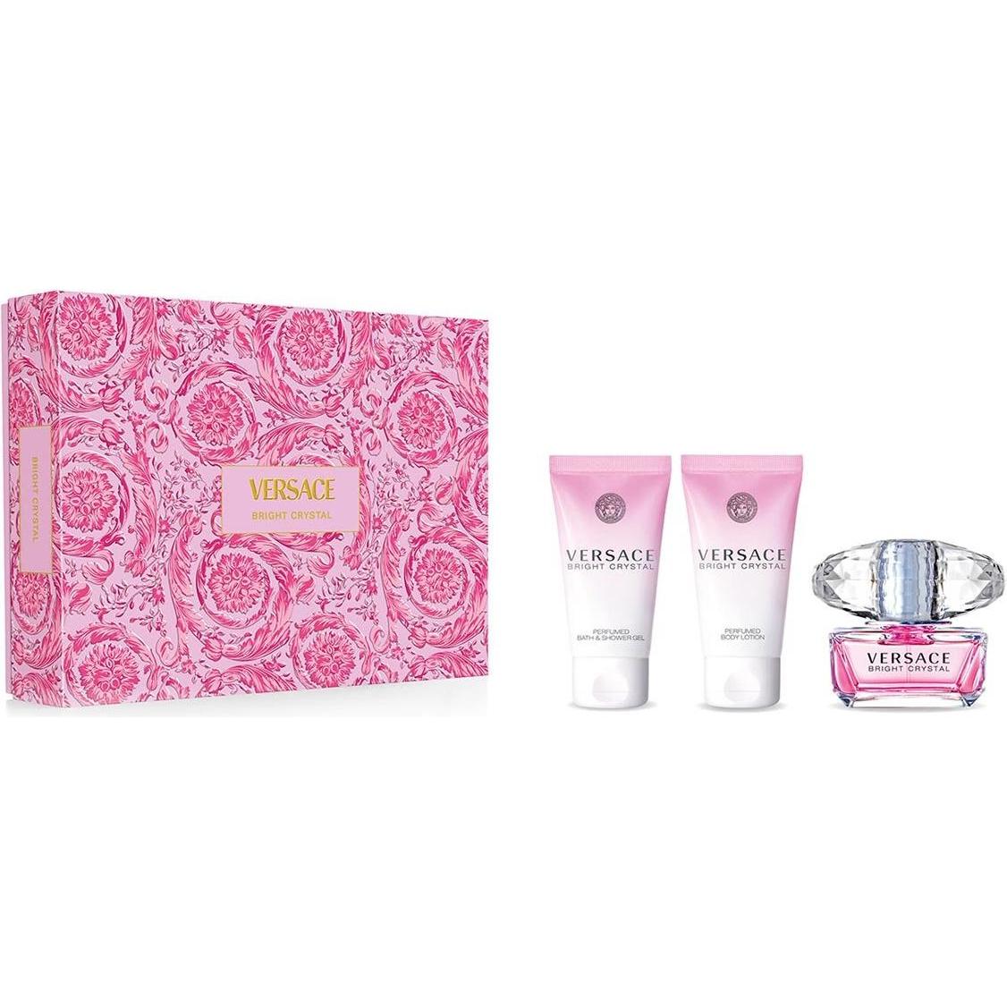 Versace, Set regalo bellezza, Bright Crystal Spring 2024 Eau de Toilette 50 / Body Smoother / BL (Set di profumi)