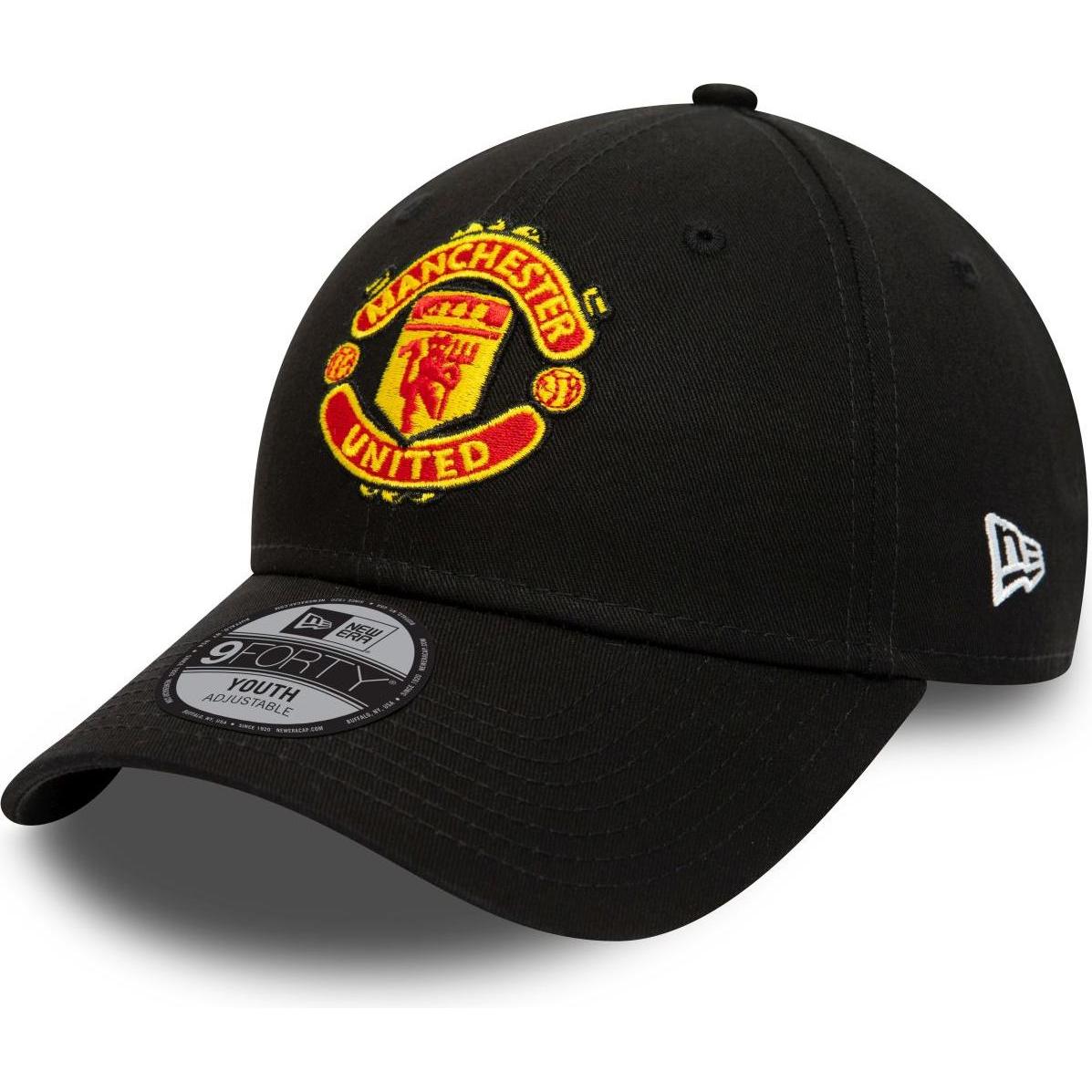 New Era, Jungen, Cap, Kinder 9Forty Adjustable Cap - Manchester United - Y, Schwarz, (55, 56, 54 C)