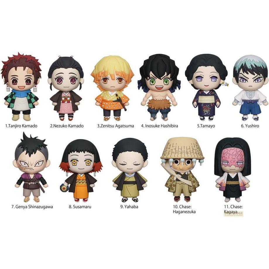 Thumbnail - Monogram Int., Schlüsselanhänger, Demon Slayer: Kimetsu no Yaiba PVC-Taschenanhänger Series 3 Display (24)