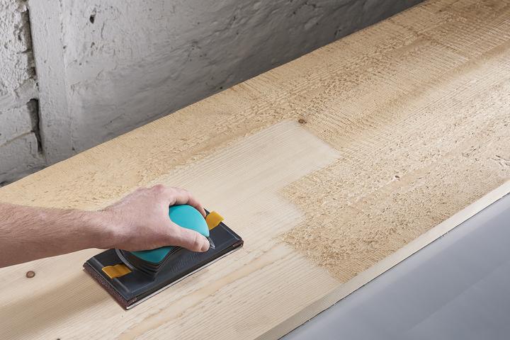 Productafbeelding wolfcraft wolfcraft 1 zelfklevende rol schuurpapier, K80, 4mx93mm (80)
