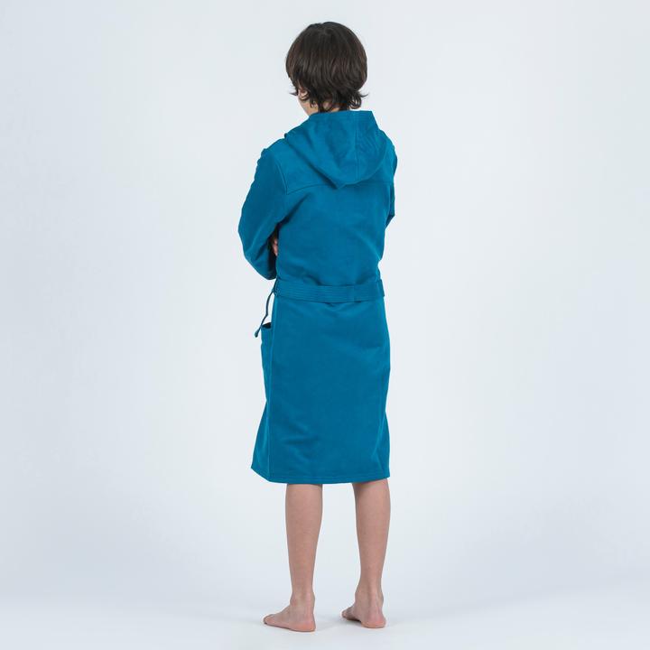 Image du produit Nabaiji Peignoir enfant microfibre compact - bleu foncé (122)