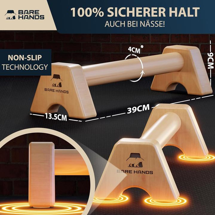 Image du produit Bare Hands 2x poignées de pompes antidérapantes