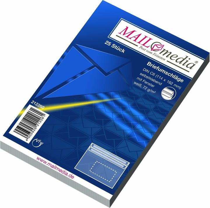 Produktbild Elepa Couvert mit Fenster rechts (162 x 114 mm, 25 x)