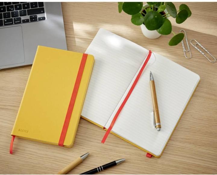 Actual product image Leitz Notebook Cosy 14.8 x 21 cm, Lined, Yellow (14.8 x 21 cm, Lined, Hardcover)