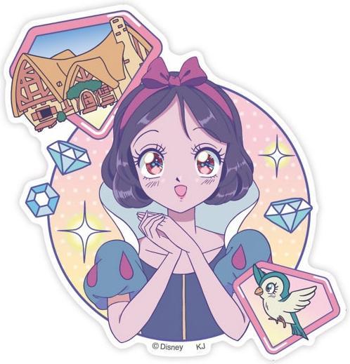 Image du produit Disney Mini autocollant de décoration Blanche-Neige