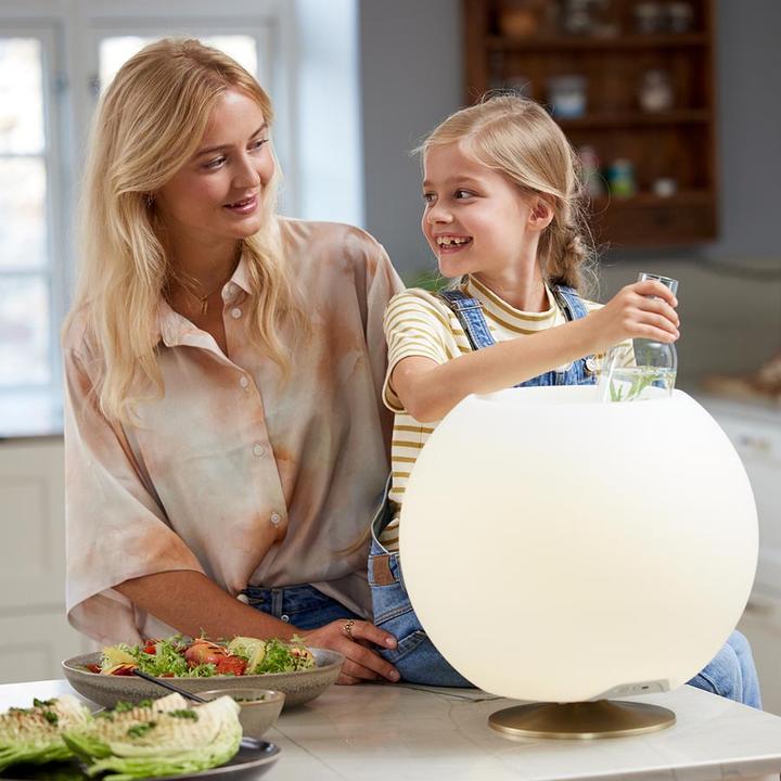 Actual product image Kooduu Sphere - Brushed silver (10 h, Rechargeable battery operated, Battery operated)