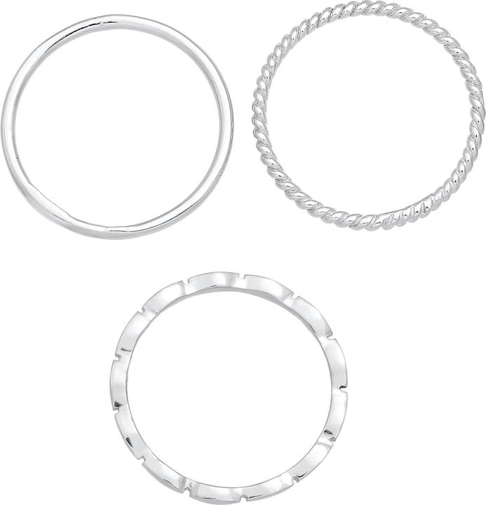 Produktbild Elli Geo, Ring Set, Twisted (54, 925 Silber)