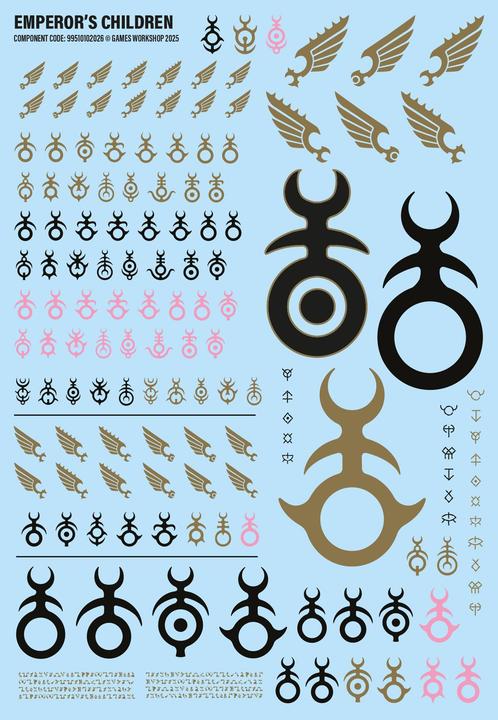 Actual product image Games Workshop Warhammer 40k - SMC Emperor's Children Lames Infaillibles (Plastic)