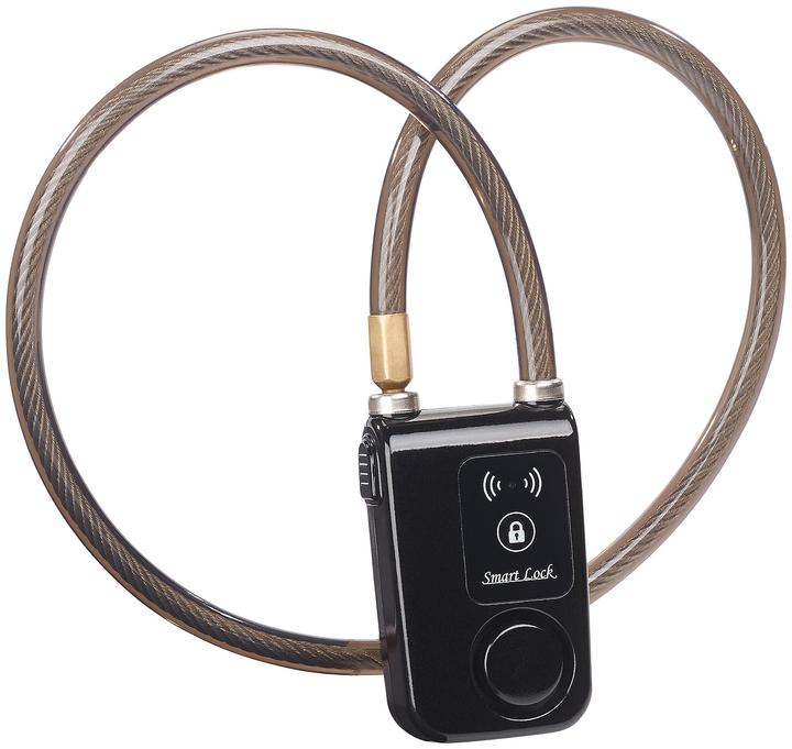 Actual product image Semptec App-controlled cable lock, Bluetooth, alarm for bike, door and more.