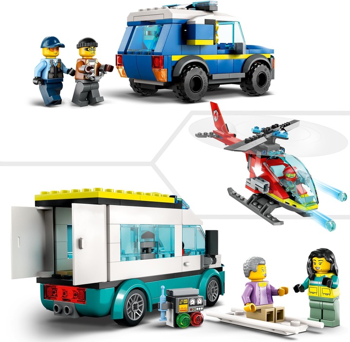 Produktbild LEGO Hauptquartier der Rettungsfahrzeuge (60371, LEGO City)