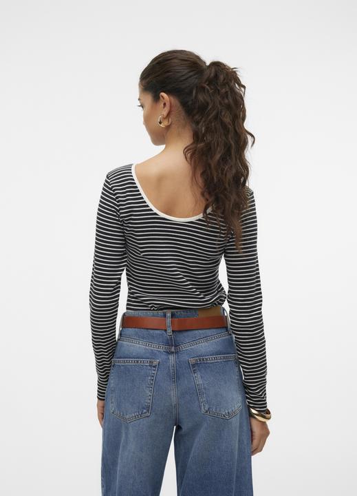 Produktbild Vero Moda Vmchloe Stripe Ls 2way Short Top Go Noos (XL)