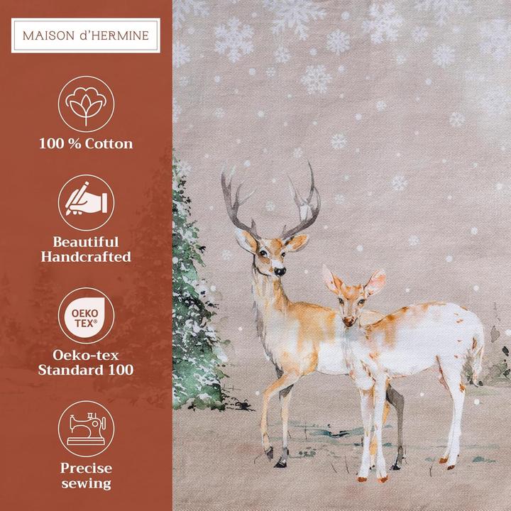 Image du produit Maison d' Hermine Tischset 4er-Set mit Reh-Design (4 pcs, 48 x 33 cm)