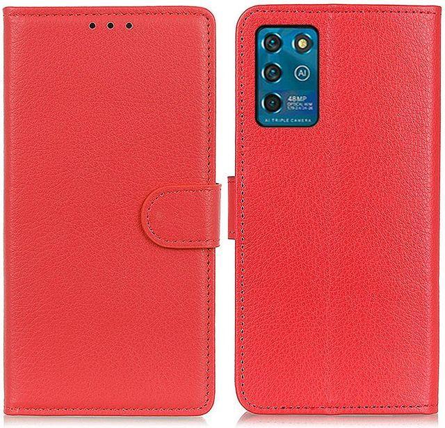 Actual product image MU Classic Litchi Leather Bookcover Series (ZTE Blade V30 Vita)