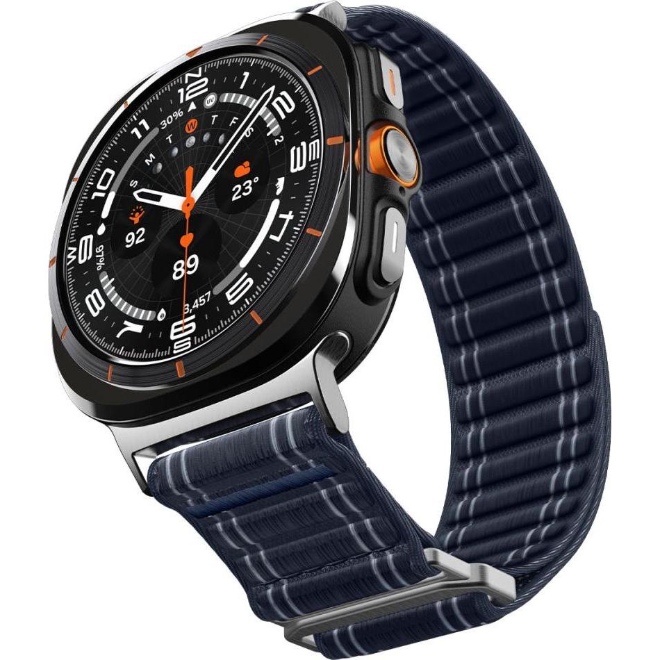Spigen - WBF0 - Samsung Galaxy Watch Ultra 47mm - Navy, Cinturini per orologi, Blu