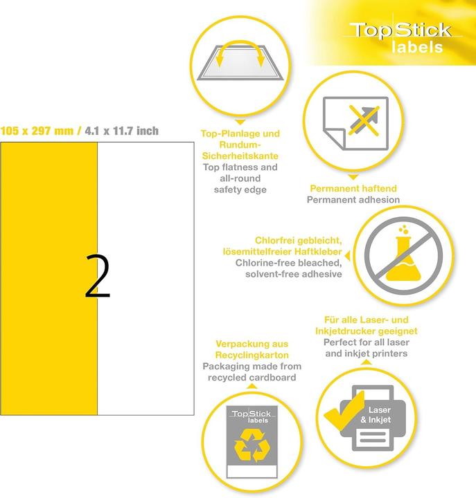 Produktbild TopStick Etichette Universali