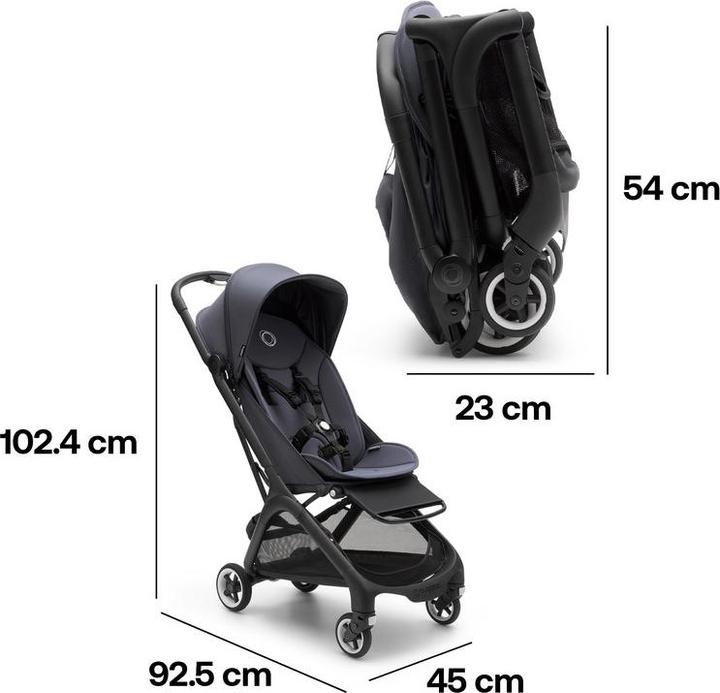 Produktbild Bugaboo Butterfly Reisebuggy, Sturmblau