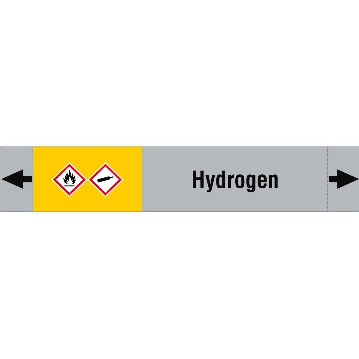 Brady, Etiketten, ISO 20560 Pipe Markers - Gas