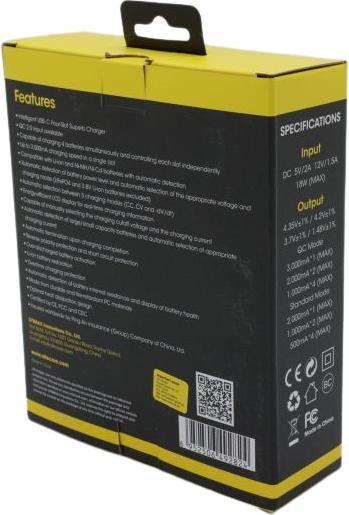 Produktbild Nitecore UMS4 USB-Schnell-Ladegerät (1 Stk., C, D, AA, AAA, AAAA, Ladegerät ohne Akku)