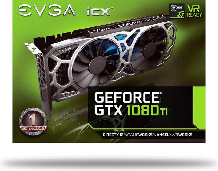 Produktbild EVGA GeForce GTX 1080 Ti SC2 Gaming (11 GB)