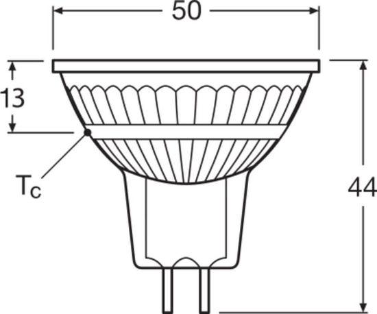 Actual product image Ledvance LED Comfort MR16 36° 350lm 5W/927 (35W) GU5,3 daempbar (GU5.3, 5 W, 350 lm, 1 x, G)