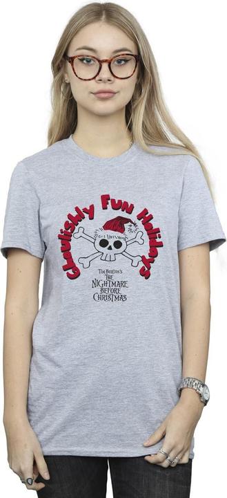 Produktbild Disney The Nightmare Before Christmas Ghouishly Fun Holidays TShirt (L)