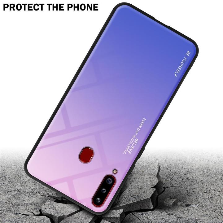 Actual product image Cadorabo TPU 2 colors glass cover (Samsung Galaxy A20s)