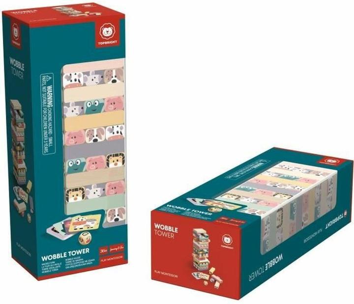 Actual product image Topbright Toys Educational wobble tower game of skill