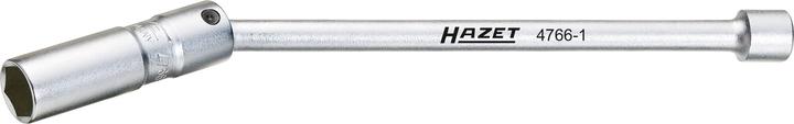 Produktbild HAZET Zündkerzen-Schlüssel 4766-1 ∙ Vierkant10 mm (3/8 Zoll) ∙ Aussen Sechskant Profil ∙ 16 mm ∙ 5⁄8…