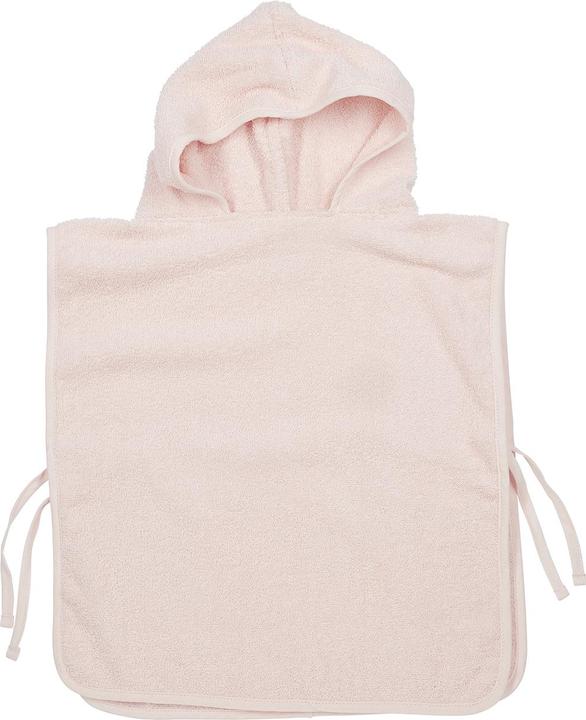 Meyco Badstof badponcho 1-3 jaar zacht roze