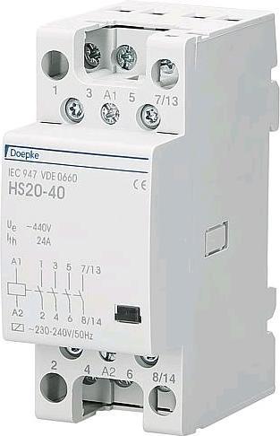Actual product image Doepke Inst.contactor 4S 24A HS20-40/230V HS20-40/230V