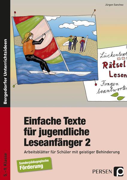 Produktbild Einfache Texte für jugendliche Leseanfänger 2 (Deutsch, Jürgen Sanchez, 2017)