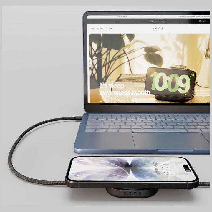 Produktbild Zens Charging Cable USB C-C Pro 2 Black (15 W)