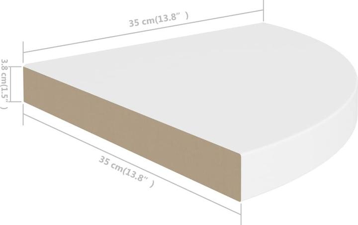 Produktbild vidaXL Wandregal (35 x 35 x 3.80 cm)